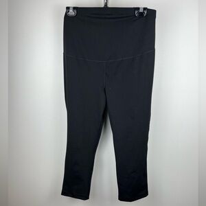 Old Navy Active Go-Dry Maternity Crop Leggings Black L